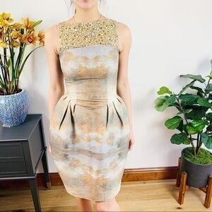💋Rare H&M jewelry embedded mini dress. Size 2